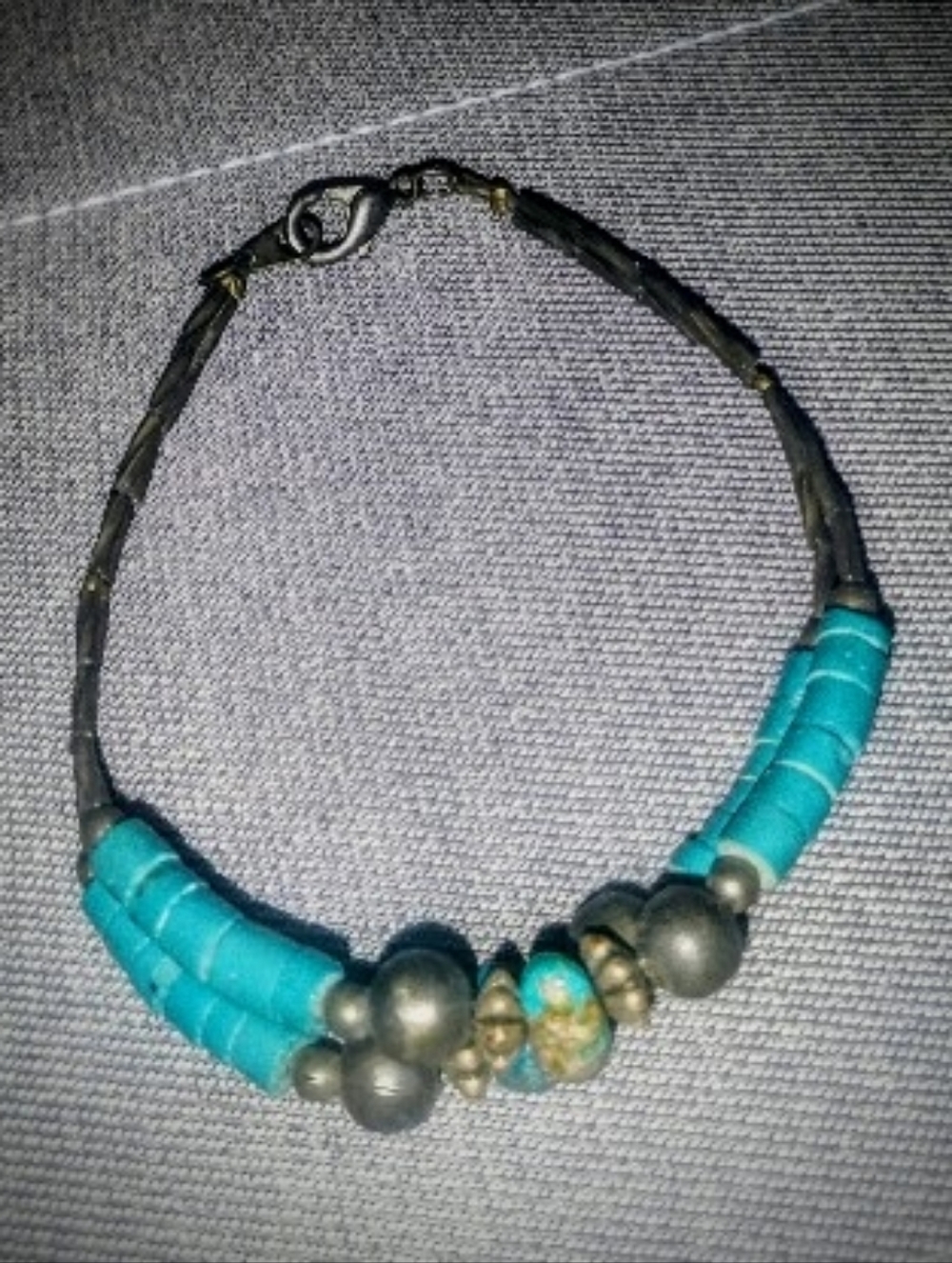 Handcrafted Turquoise Bead Bracelet - Women Jewelry